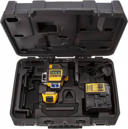 Dewalt DCE089D1R Αυτορυθμιζόμενο Γραμμικό Αλφάδι Laser Κόκκινης Δέσμης 10.8V με Εύρος Εργασίας 15m