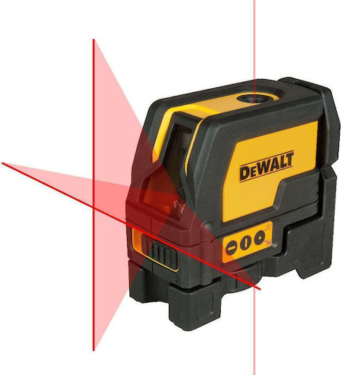 Dewalt Αυτορυθμιζόμενο Γραμμικό Αλφάδι Laser Κόκκινης Δέσμης 1.5V με Εύρος Εργασίας 50m
