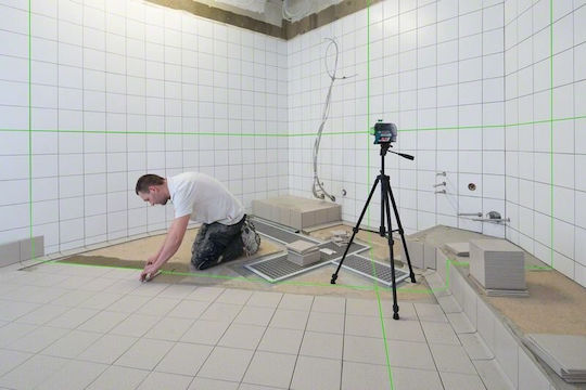 Bosch GLL 3-80 CG Professional Self-leveling Linear Laser Level Green Beam 12V with Working Range 30m