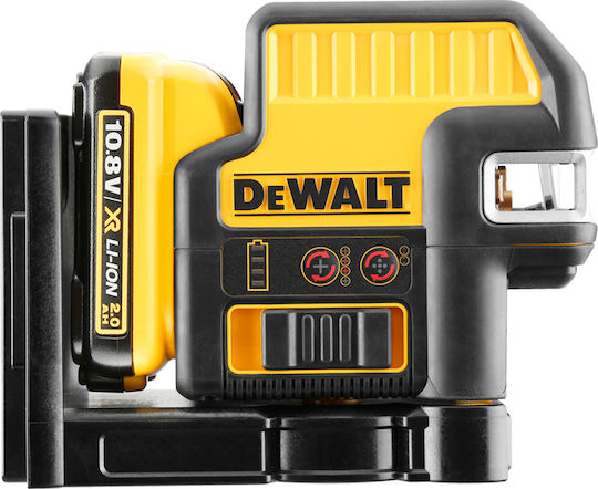Dewalt DCE0825D1R Αυτορυθμιζόμενο Γραμμικό Αλφάδι Laser Κόκκινης Δέσμης 10.8V με Εύρος Εργασίας 15m