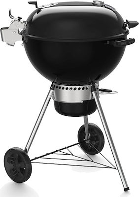 Weber Master Touch SE E-5775 Ανοξείδωτη Στρογγυλή Ψησταριά Κάρβουνου με Καπάκι και Ρόδες Μαύρη 57εκ.