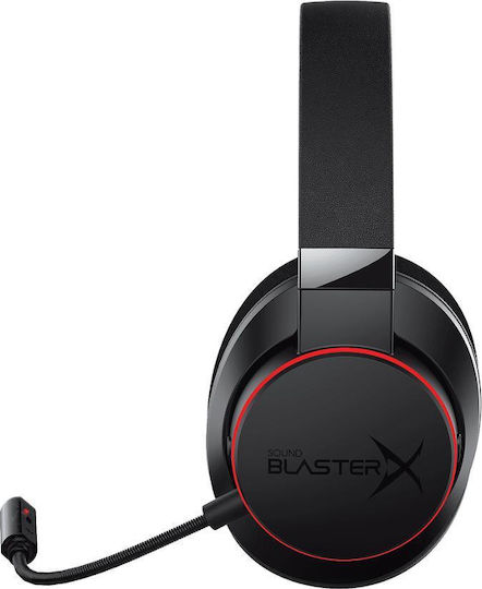 Creative Sound BlasterX H6 Über Ohr Gaming-Headset mit Verbindung 3,5mm / USB Schwarz