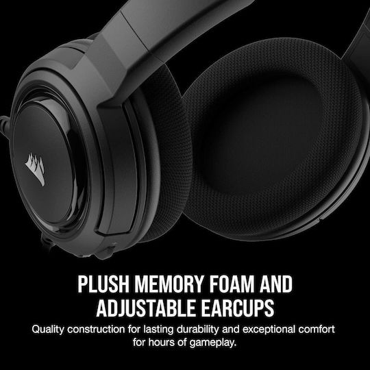 Corsair HS35 Über Ohr Gaming-Headset mit Verbindung 3,5mm Schwarz