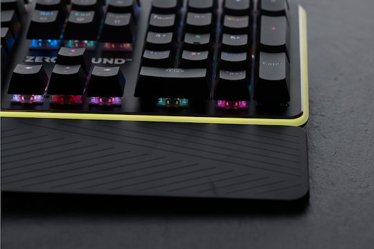 Zeroground KB-2800G Satomi Gaming Μηχανικό Πληκτρολόγιο με Outemu Red διακόπτες και RGB φωτισμό (Αγγλικό US)