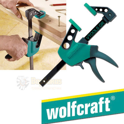 Wolfcraft EHZ Easy Clește Automat Declanșator cu Deschidere Maximă 150mm