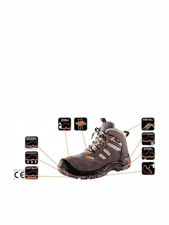 Neo Tools 415 Boots Safety Gray S1P