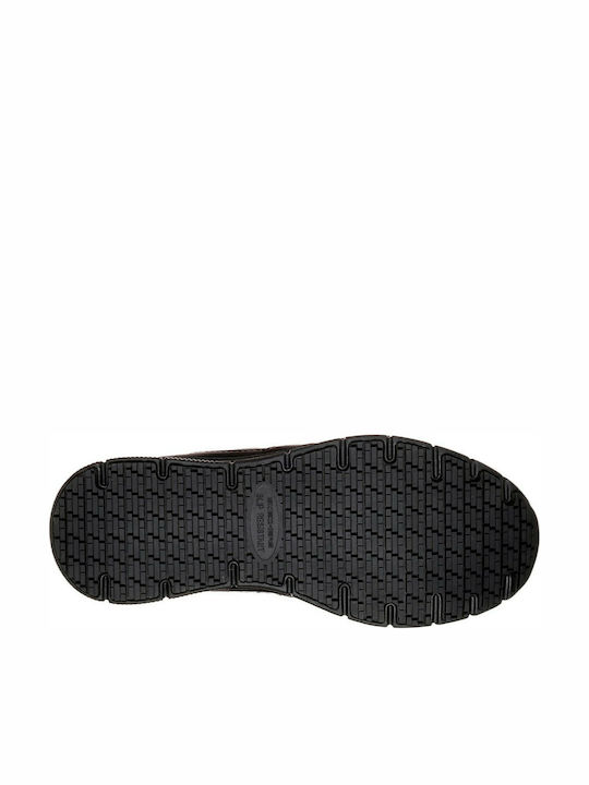 Skechers Nampa Παπούτσι Εργασίας Μαύρο OB με Πιστοποίηση FO , SR,SRC