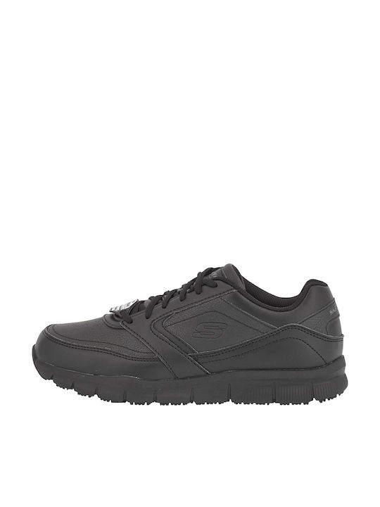 Skechers Nampa Παπούτσι Εργασίας Μαύρο OB με Πιστοποίηση FO , SR,SRC