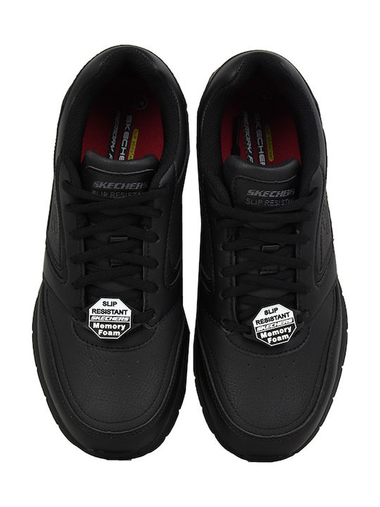 Skechers Nampa Παπούτσι Εργασίας Μαύρο OB με Πιστοποίηση FO , SR,SRC