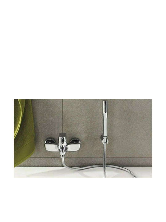 Grohe Eurocosmo Миксер Батерия Баня Сребрист