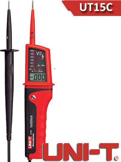 Uni-T Апарат за измерване на напрежение UT15C AC/DC с обхват на измерване 12 - 690V