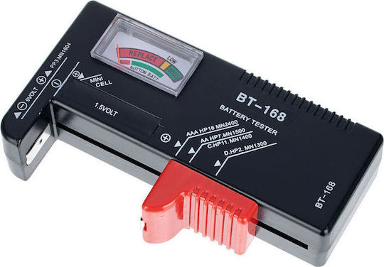 BT-168 Analog Battery Tester with Battery Size Adjustment Lever