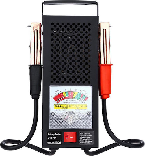 Autool BT100 Αναλογικό Battery Tester με Κροκοδειλάκια