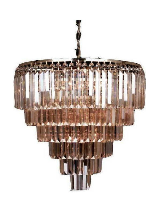 Elmark Daliss Chandelier with Crystals 5xE14 Gold 955DALISS5