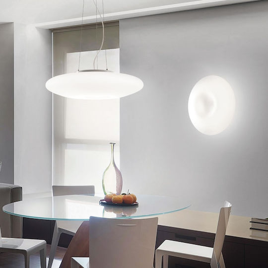 Ideal Lux Glory SP3 D40 Reglabil Lustră Alb cu Dulie E27 40x40x20cm.