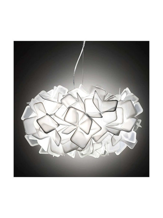 Slamp Clizia Suspension S Висящо Осветително Тяло Бял с Цокъл E27 53см.