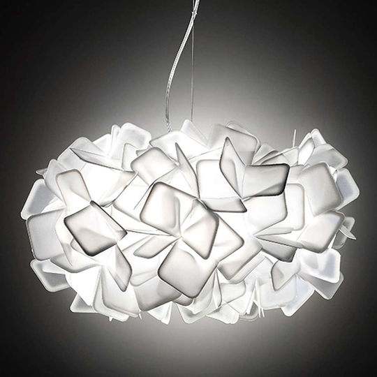 Slamp Clizia Suspension S Κρεμαστό Φωτιστικό Λευκό 53εκ. Slamp Clizia Suspension S Κρεμαστό Φωτιστικό Λευκό 53εκ.