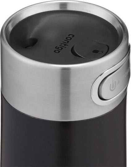 Contigo Luxe Autoseal Glass Thermos Stainless Steel BPA Free 360ml Black with Mouthpiece