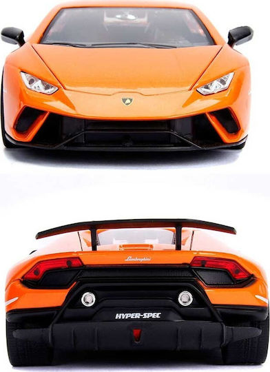 Bburago Lamborghini Lamborghini Huracan Performante Metall Modellfigur Auto Orange im Maßstab 1:24