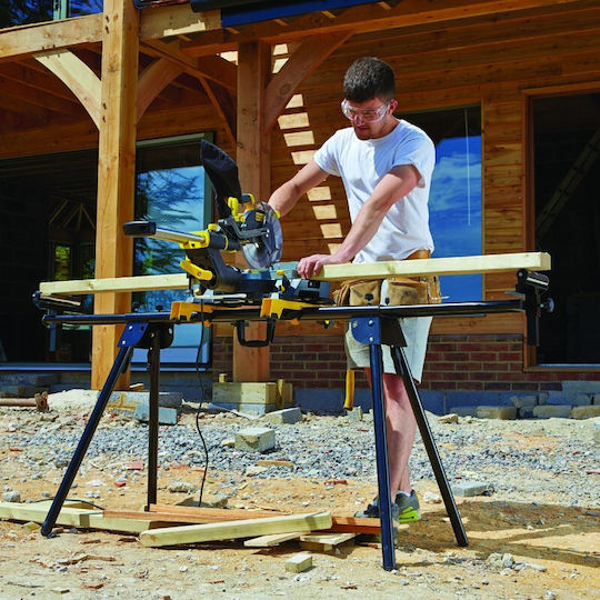 Stanley Miter Saw Electric Sliding with Power 1500W, Cutting Disc Diameter 216mm & Cutting Speed 5000rpm