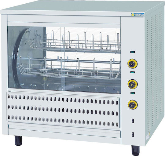 Sergas T36 Electric Chicken Rottisserie Grill 10kW with Dimensions 85x112x110cm
