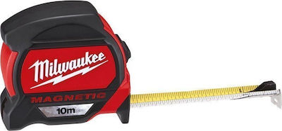 Milwaukee Magnetic Tape Measure with Magnet 27mm x 10m