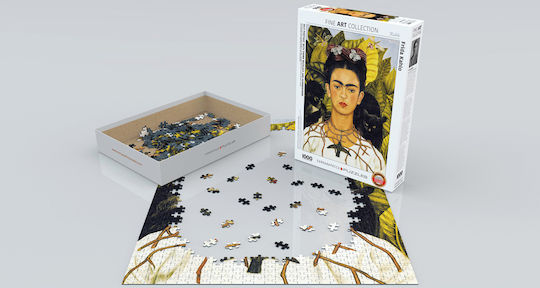 Selbstporträt mit Halskette von Frida Kahlo Puzzle 2D 1000 Teile