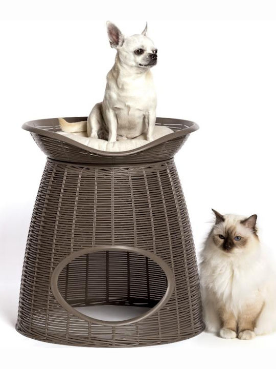 Bama Pasha Pet Home Hundebett Nest Weiß 52x50cm.