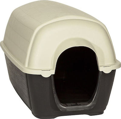 Pet Camelot Dog Kennel Căsuță pentru Câine Plastic Pentru Exterior Maro 40x66x40cm 6201