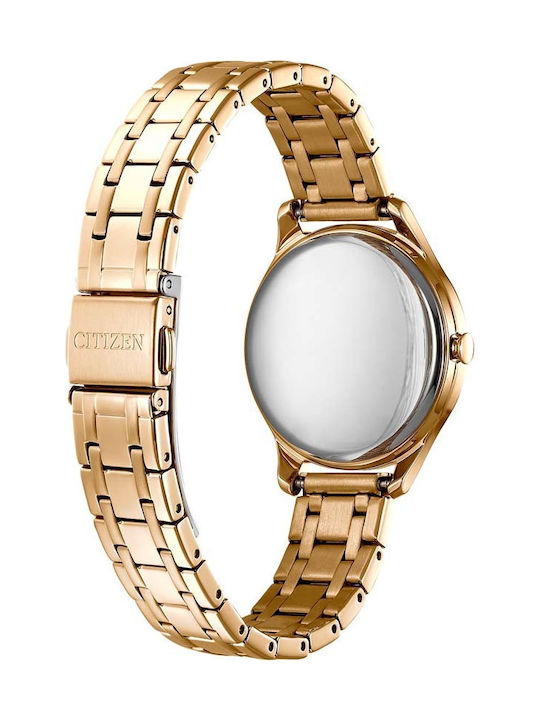 Citizen Ceas de Damă cu Rose Gold Brățară Metalică