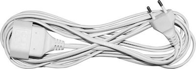 Χαραλαμπίδης Extension Cable Cord 2x0.5mm²/3m White