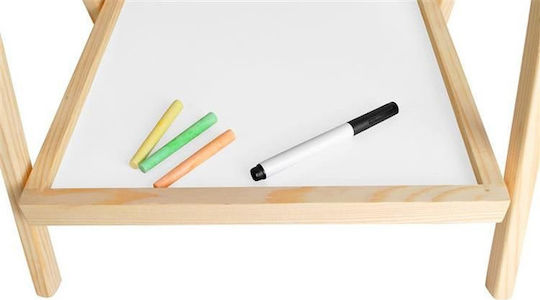 Kruzzel Double Sided Floor Markerboard / Blackboard 34x65x65cm