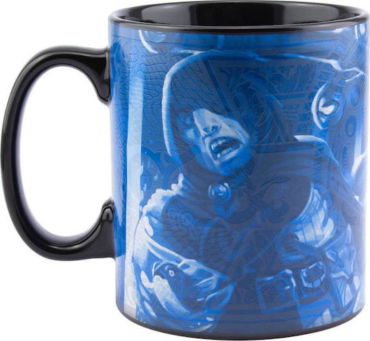 Paladone Dungeons & Dragons Heat Change Κούπα Κεραμική Μπλε 300ml
