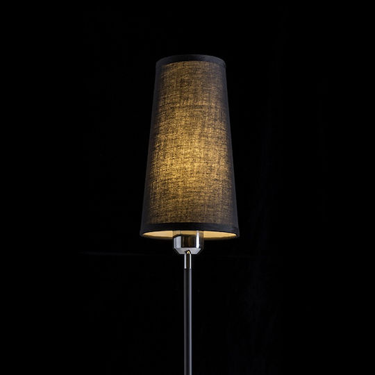 Rendl Light Studio Lulu Table Metal Table Lamp for Socket E27 with Black Shade and Base