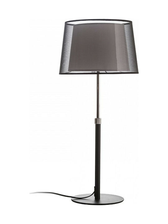 Rendl Light Studio Esplanade Table Πορτατίφ με Γκρι Καπέλο και Μαύρη Βάση