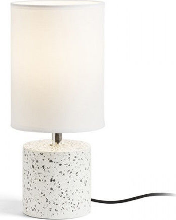 Rendl Light Studio Camino Table With Shade Πορτατίφ με Λευκό Καπέλο και Λευκή Βάση