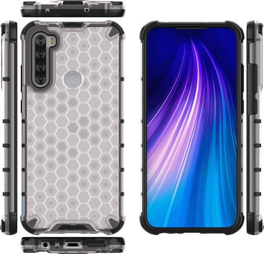 Hurtel Honeycomb Back Cover Πλαστικό Διάφανο (Redmi Note 8T)
