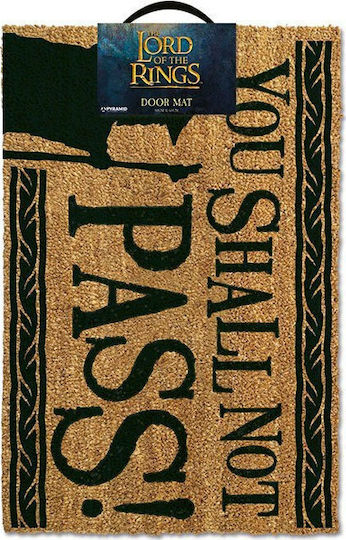 Pyramid International Doormat from Coconut Lord Rings You Shall Not Pass Beige 40x60cm GP85071 Beige