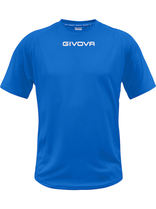 One Sportliches T-Shirt Blau