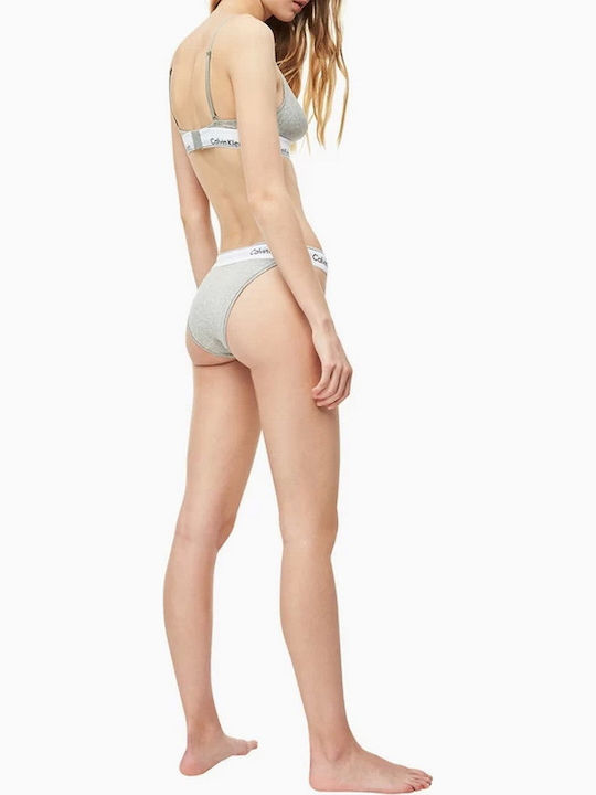 Calvin Klein Women's Bralette Bra Gray