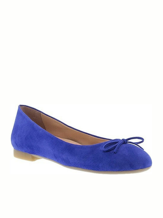 Mourtzi Suede Ballerinas Blue 1/12706