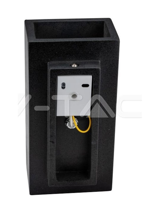 V-TAC Modern Lamp Wall with Socket G9 Gray 12x12x10cm