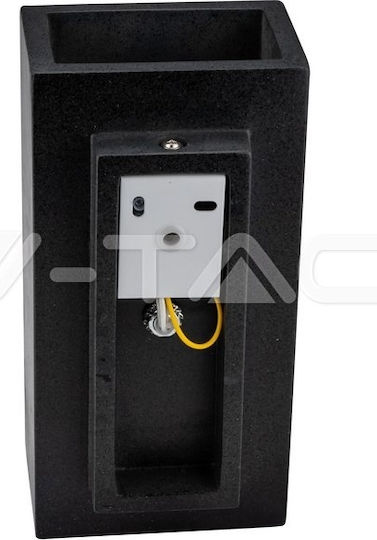 V-TAC Modern Leuchte Wand mit Fassung G9 Gray 12x12x10cm