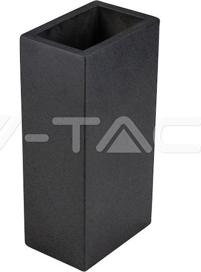 V-TAC Modern Leuchte Wand mit Fassung G9 Gray 12x12x10cm