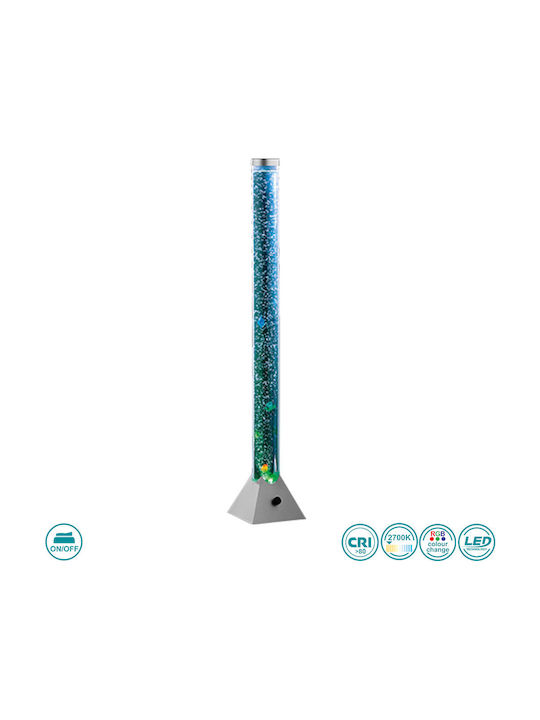 Trio Lighting Motion LED Floor Lamp H130xW21.5cm. with RGB Light Blue