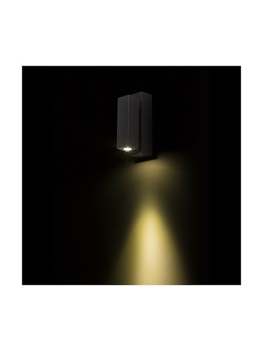 Rendl Light Studio Fado I Wall Единично LED Неутрално бяло Спот в Черен Цвят