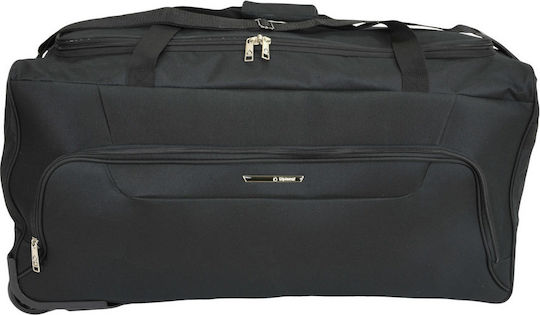 Diplomat Sack Voyage 89lt Black with Wheels Fabric L73xW35xH37cm