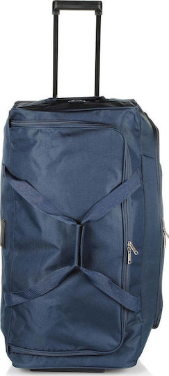 Diplomat Sack Voyage 89lt Blue with Wheels Fabric L73xW35xH35cm
