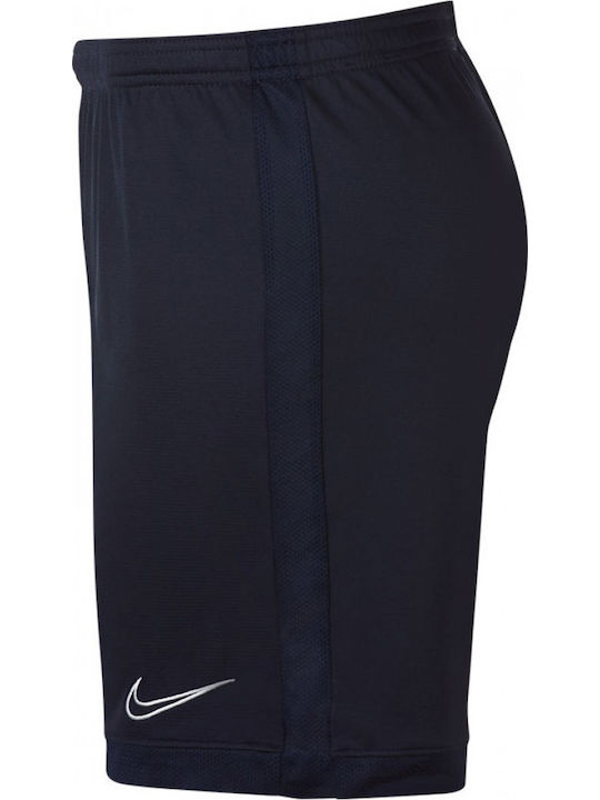 Nike Dry Knit Academy Men's Sports Dri-Fit Monochrome Shorts Blue