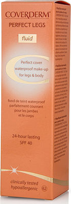 Coverderm Perfect Legs Waterproof Make Up Fluid 62 SPF40 75ml